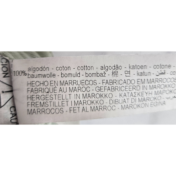 Zara Womens Shorts 8 Mint Green High Waisted Gold Button Military Sailor Cotton - Picture 5 of 8